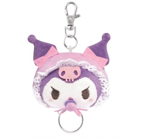 Sanrio Kuromi BB頭毛公仔吊飾鎖匙扣 (預訂貨)