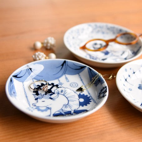 日本製 natural69 HASAMI 波佐見燒5款小碟鼓油碟餐具禮盒裝 TIN0222