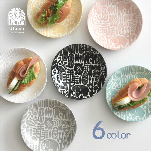 日本製 natural69 HASAMI 波佐見餐具 Utopia系列圓碟 TIN0220