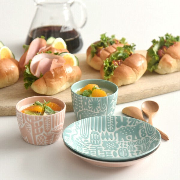 日本製 natural69 HASAMI 波佐見餐具 Utopia系列圓碟 TIN0220