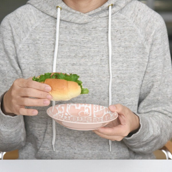 日本製 natural69 HASAMI 波佐見餐具 Utopia系列圓碟 TIN0220