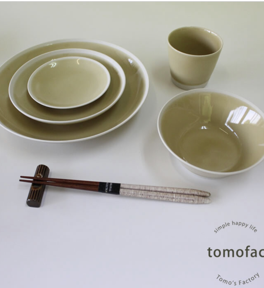 Tomafac日本製美濃燒 21cm碟 TIN1001
