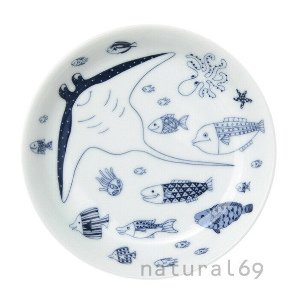 日本製 natural69 HASAMI 波佐見燒餐具小碟鼓油碟 TIN0015