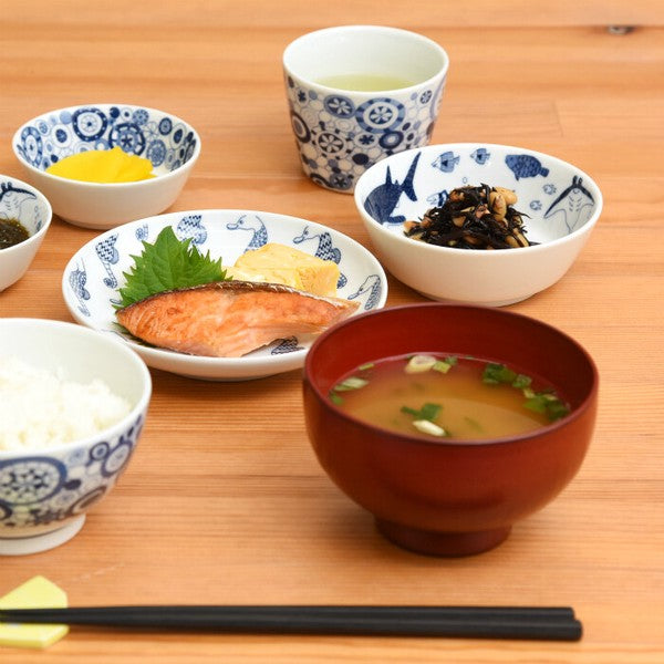 日本製 natural69 HASAMI 波佐見燒餐具飯碗 (S/M) TIN0018