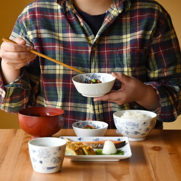 日本製 natural69 HASAMI 波佐見燒餐具飯碗 (S/M) TIN0018