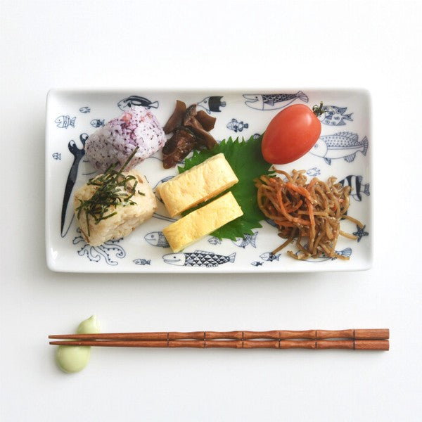 日本製 natural69 cocomarine HASAMI 波佐見燒長形碟餐具TIN0218