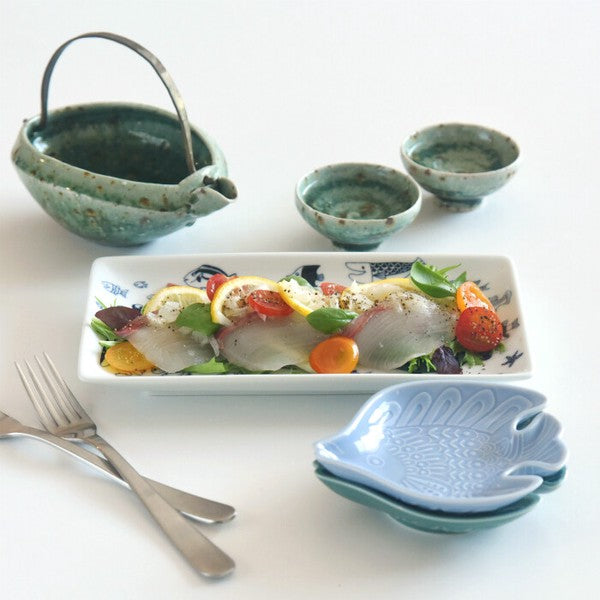 日本製 natural69 cocomarine HASAMI 波佐見燒長形碟餐具TIN0218