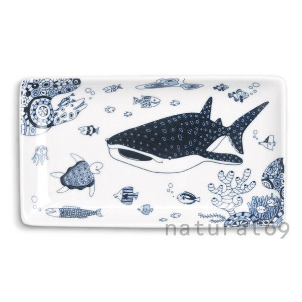 日本製 natural69 cocomarine HASAMI 波佐見燒長形碟餐具TIN0218