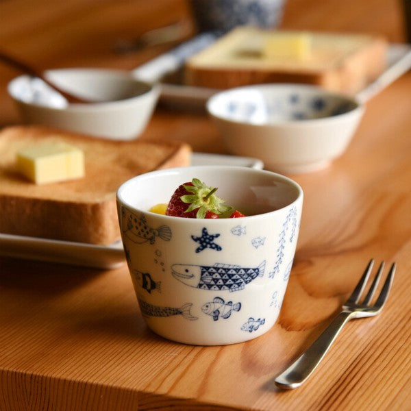 日本製 natural69 cocomarine HASAMI 波佐見燒茶杯小碗餐具 TIN0219