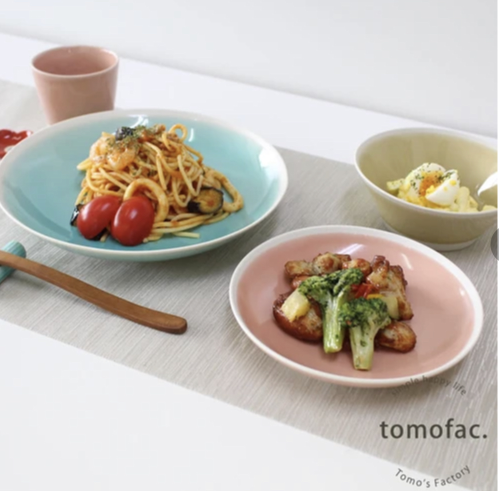 Tomafac日本製美濃燒 21cm碟 TIN1001