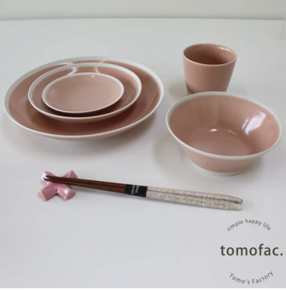 Tomafac日本製美濃燒 21cm碟 TIN1001