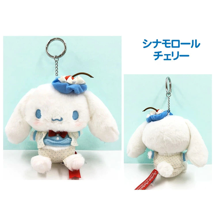Japan Exclusive Sanrio Plush Keychain Sweet Cake Collection Cinnamoroll (In Stock)