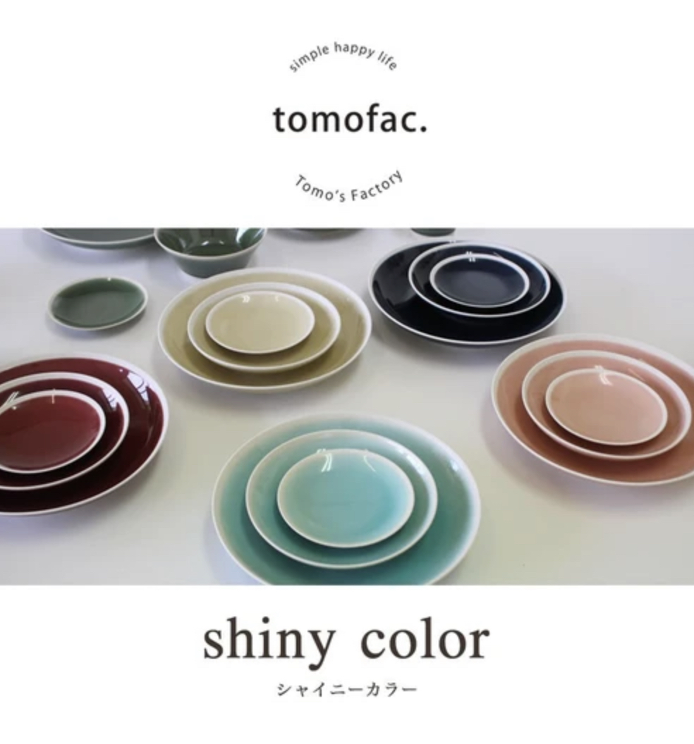 Tomafac日本製美濃燒 21cm碟 TIN1001