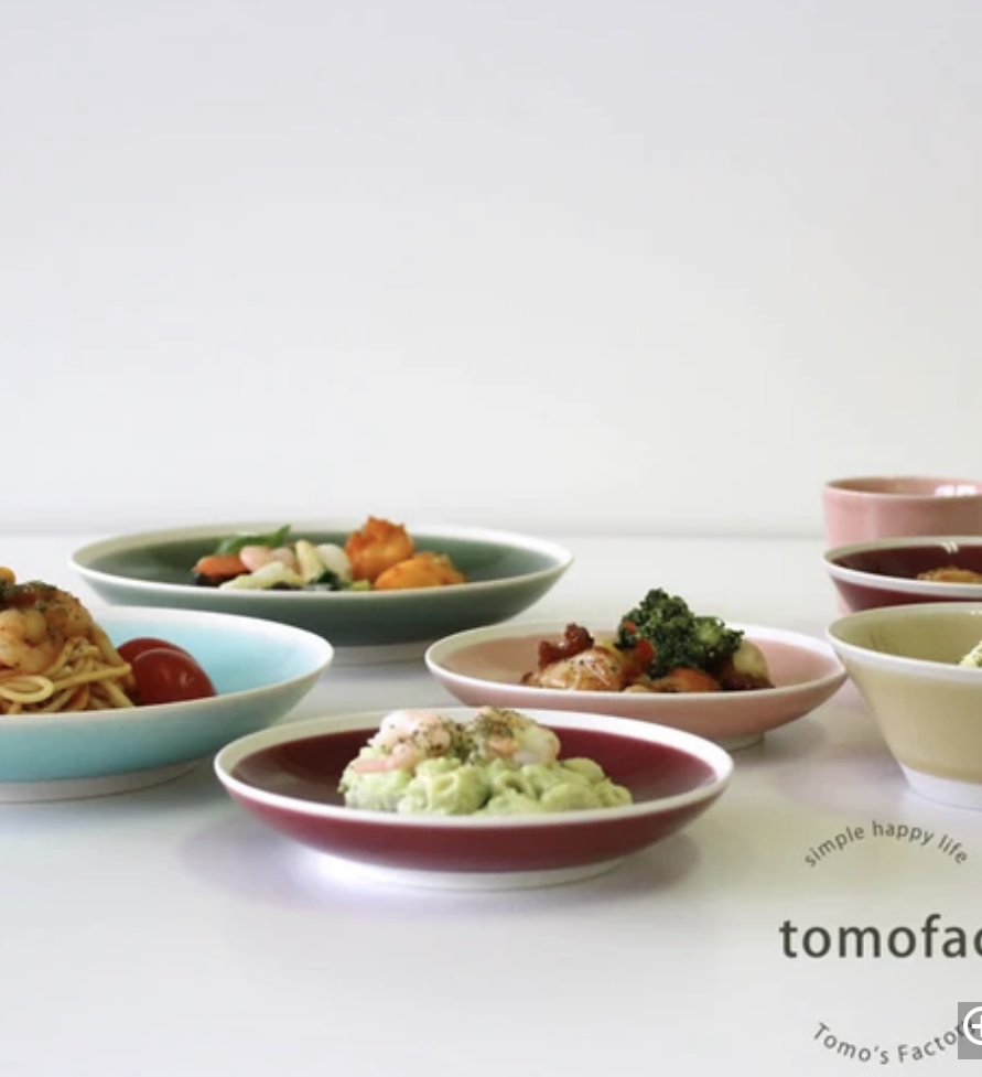 Tomafac日本製美濃燒 21cm碟 TIN1001