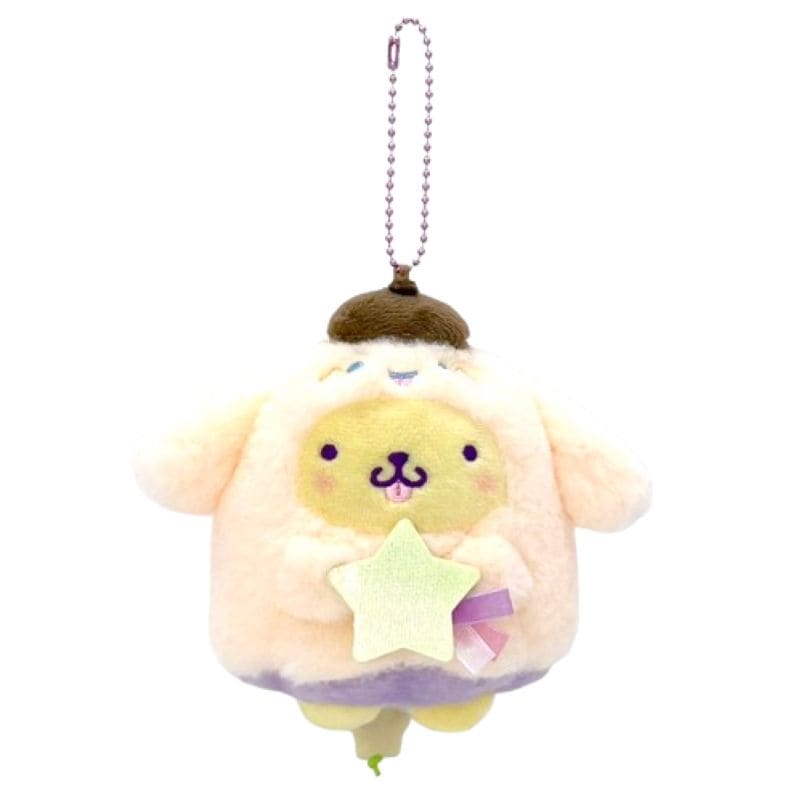 日本限定 Sanrio Pom Pom Purin 布甸狗毛公仔吊飾 (現貨)