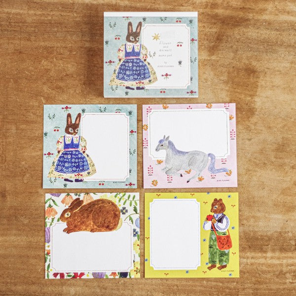 Cozyca Products 表現社｜布川愛子 Aiko Fukawa 小動物備忘錄 便條 Memo (預訂)