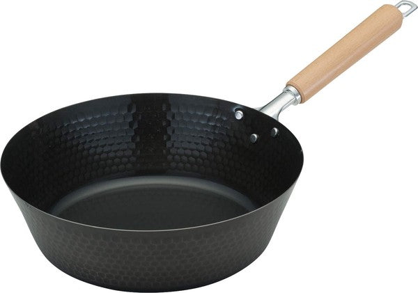 日本製 Tamahashi 匠人鐵鍋 28cm輕身黑色深煎鍋 SGK-28DF ︱支援IH及明火煮食 (預訂)