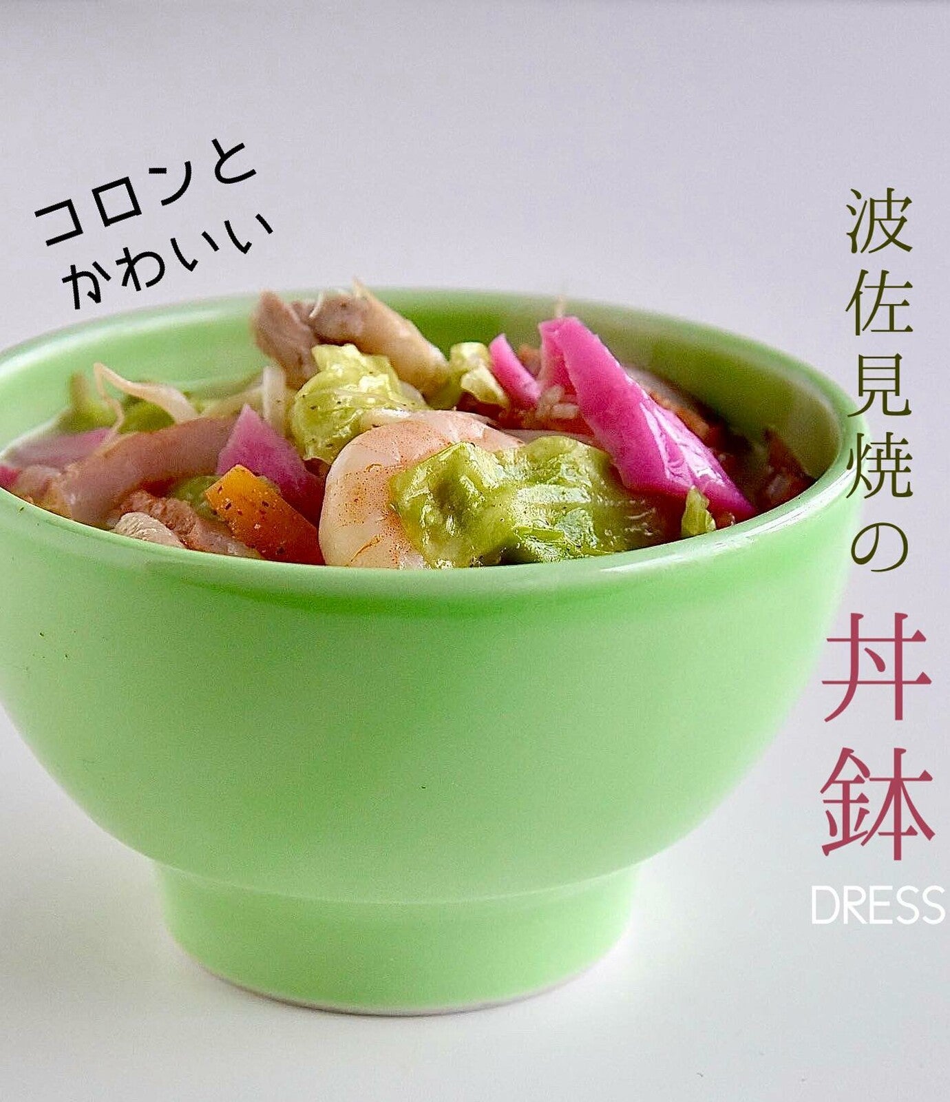 【DRESS】Hasami ware 波佐見燒彩色陶瓷14cm飯碗 日本製 MS260341