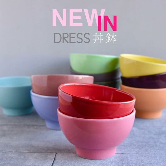 【DRESS】Hasami ware 波佐見燒彩色陶瓷14cm飯碗 日本製 MS260341