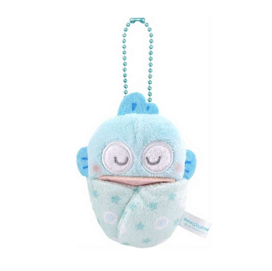 Sanrio Hangyodon 睡寶寶水怪公仔吊飾