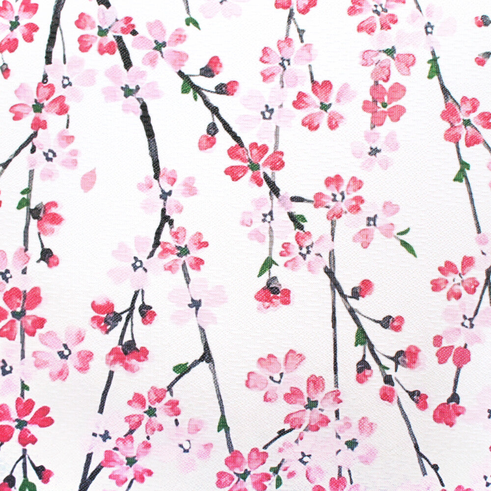 日本製 Tokusen Japanese Pattern Noren 85 x 90cm 麻布門簾 (富士山垂櫻) (預訂)