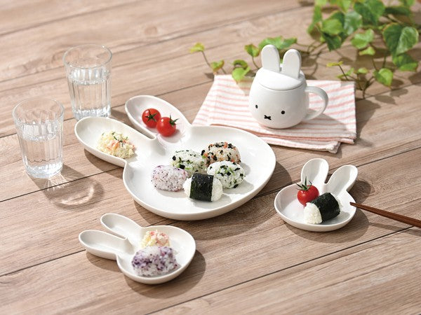 Miffy 公仔頭Die Cut白色瓷餐具/碟/Mug杯 (預購)