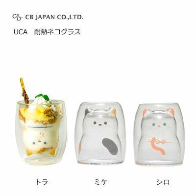 CB JAPAN 耐熱貓咪雙層玻璃杯 (預訂)