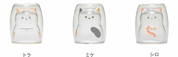 CB JAPAN 耐熱貓咪雙層玻璃杯 (預訂)