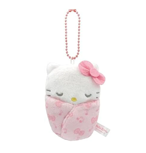 Sanrio Hello Kitty 睡寶寶公仔吊飾