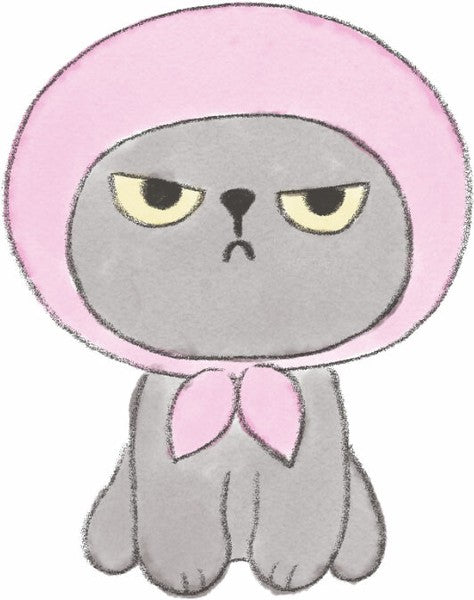Angry Machiko 生氣貓咪真知子毛公仔 (預訂貨)