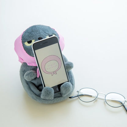 Angry Machiko 生氣貓咪真知子電話座毛公仔 (預訂貨)