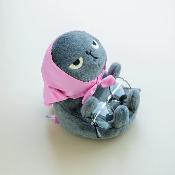 Angry Machiko 生氣貓咪真知子電話座毛公仔 (預訂貨)