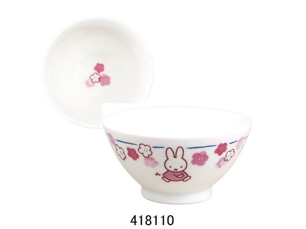 Miffy 櫻花陶瓷餐具/茶杯/碗/碟/筷子/筷子座 (預購)