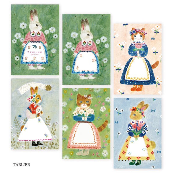 Cozyca Products 表現社｜布川愛子 Aiko Fukawa 小動物名信片Postcard (預訂)