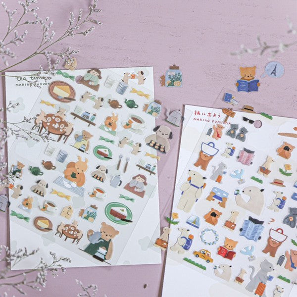 Cozyca Products 表現社｜福岡麻利子 Mariko Fukuoka 透明貼紙 (現貨)