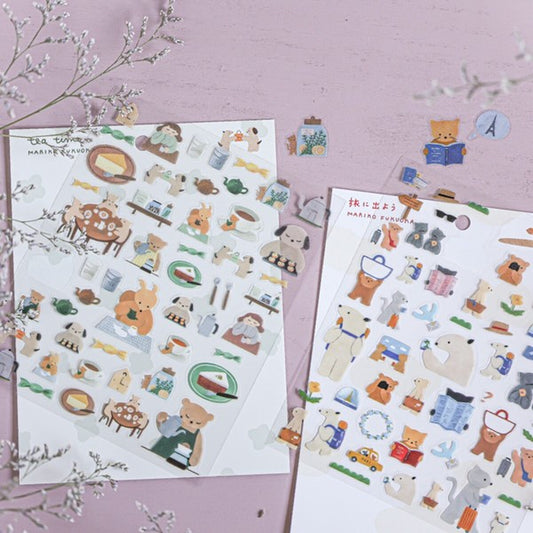Cozyca Products 表現社｜福岡麻利子 Mariko Fukuoka 透明貼紙 (現貨)