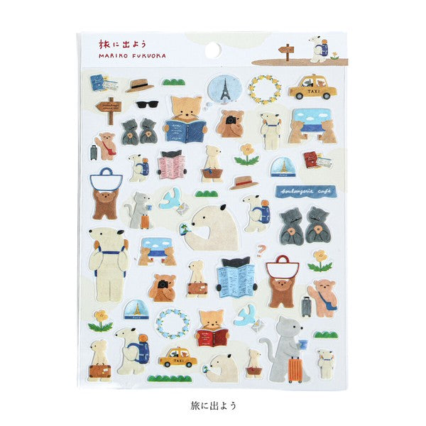 Cozyca Products 表現社｜福岡麻利子 Mariko Fukuoka 透明貼紙 (現貨)