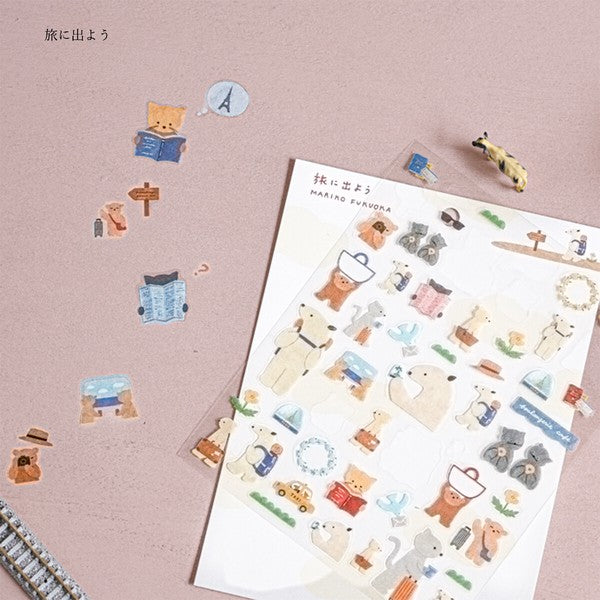 Cozyca Products 表現社｜福岡麻利子 Mariko Fukuoka 透明貼紙 (現貨)
