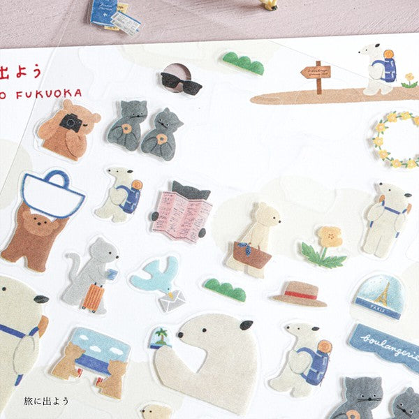 Cozyca Products 表現社｜福岡麻利子 Mariko Fukuoka 透明貼紙 (現貨)
