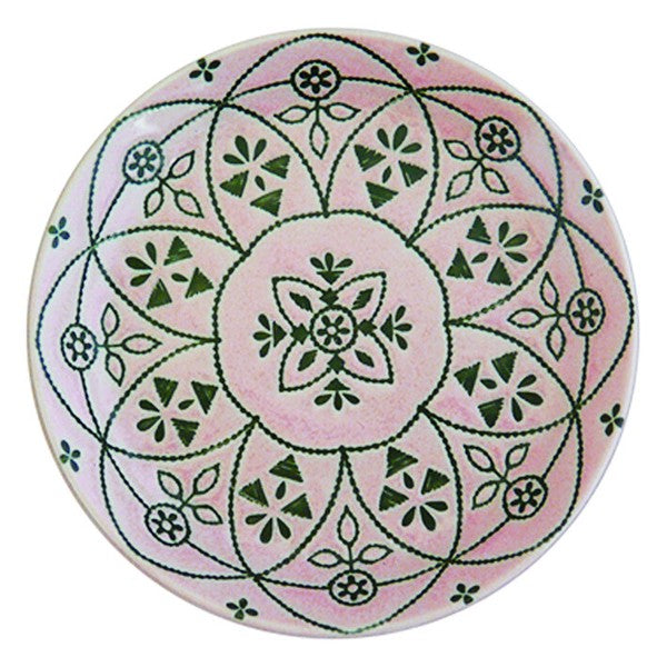 Marusan Kondo日本製摩洛哥幾何圖案美濃燒陶瓷碟 (直徑:14cm) MS260486 (預訂)