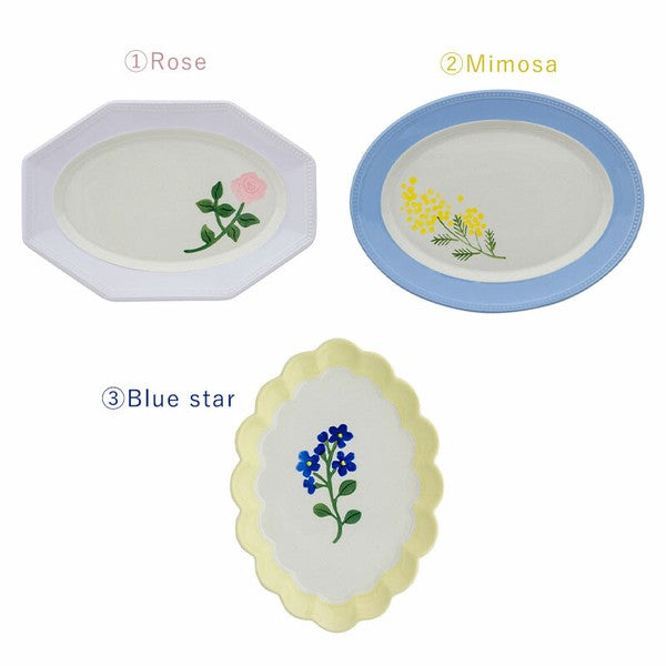 BISQUE CDF 花朵設計陶瓷餐具餐碟 (預訂)