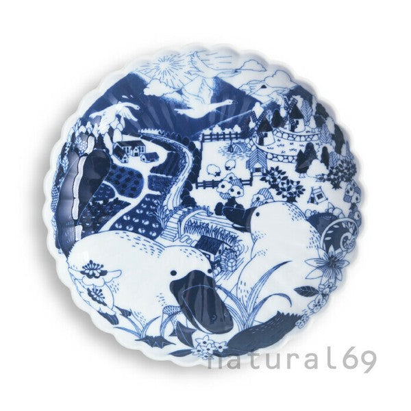 日本製 natural69 HASAMI 波佐見餐具 動物圖小碟 MS251014