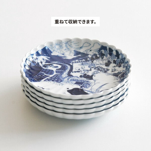 日本製 natural69 HASAMI 波佐見餐具 動物圖小碟 MS251014