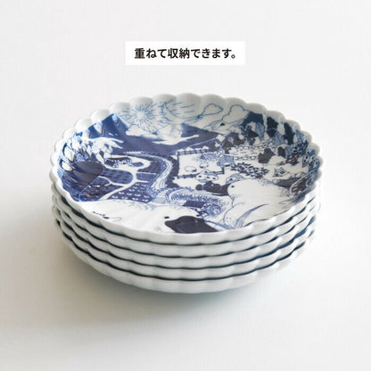 日本製 natural69 HASAMI 波佐見餐具 動物圖小碟 MS251014