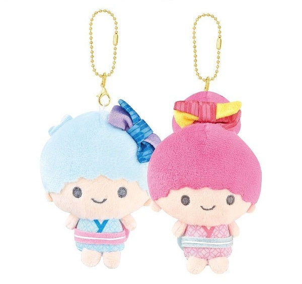日本限定 Sanrio Little Twin Stars 毛公仔吊飾匙扣 (現貨)