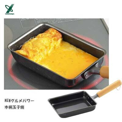 日本製 YOSHIKAWA 玉子燒鐵製平底鍋 SJ316︱支援IH及明火煮食 (預訂)