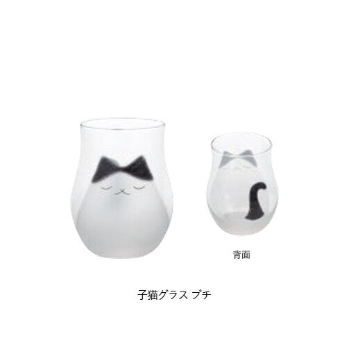 日本製 私の家族透明小貓玻璃杯 (現貨)