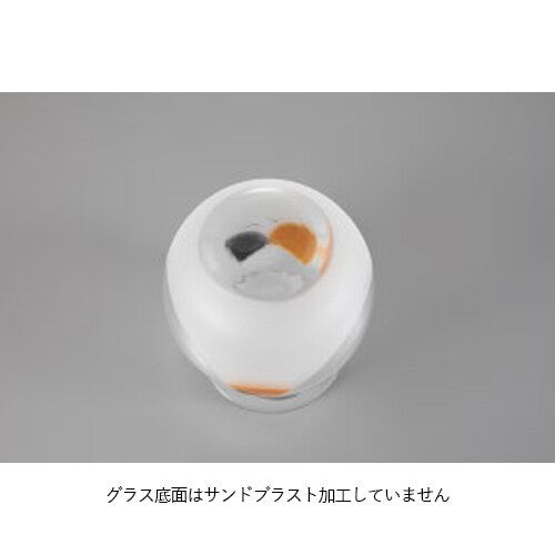 日本製 私の家族透明小貓玻璃杯 (現貨)