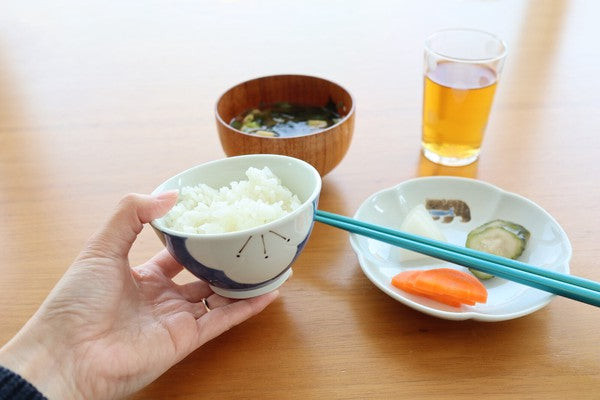 BISQUE CDF 日本製波佐見燒陶瓷梅花圖案飯碗 (預訂)