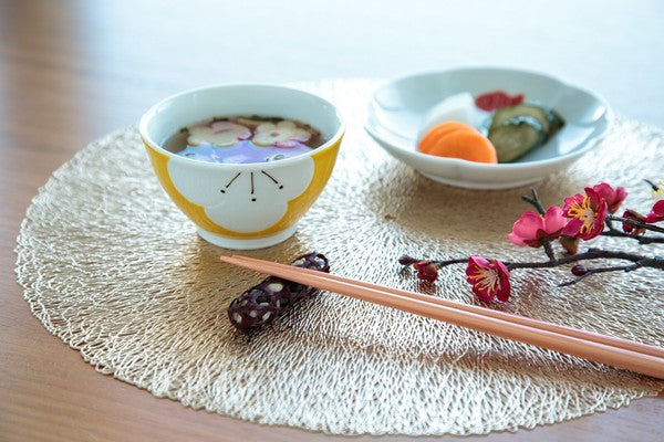 BISQUE CDF 日本製波佐見燒陶瓷梅花圖案飯碗 (預訂)